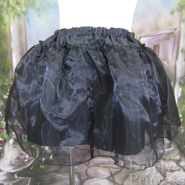 浴衣ドレス用パニエ（32584）　ブラック