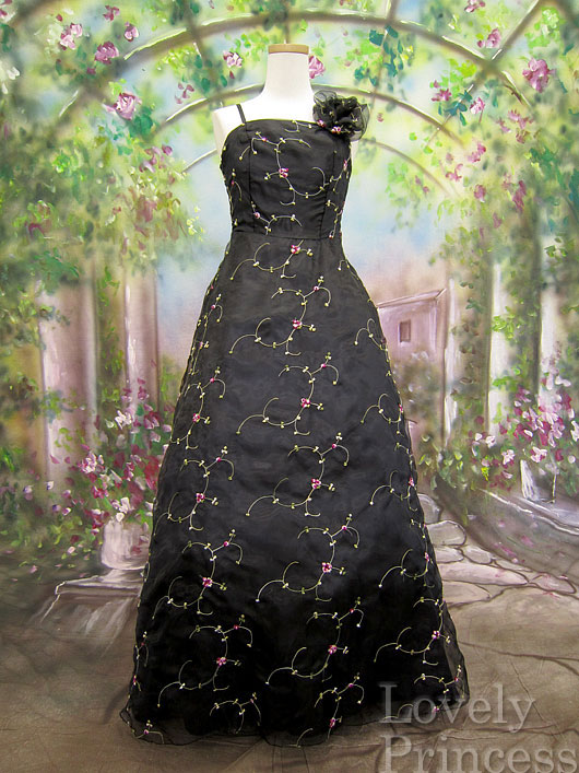 【アウトレット品】 レディースドレス*9147 / ブラック