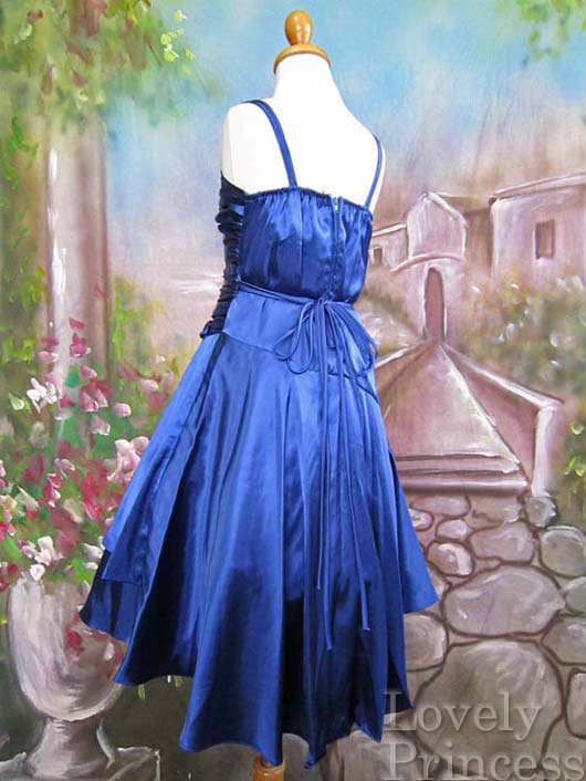 子供ドレス　ロイヤルブルー６T(120cm)